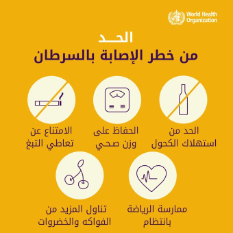 السرطان سبب رئيسي للوفاة في جميع أنحاء العالم !