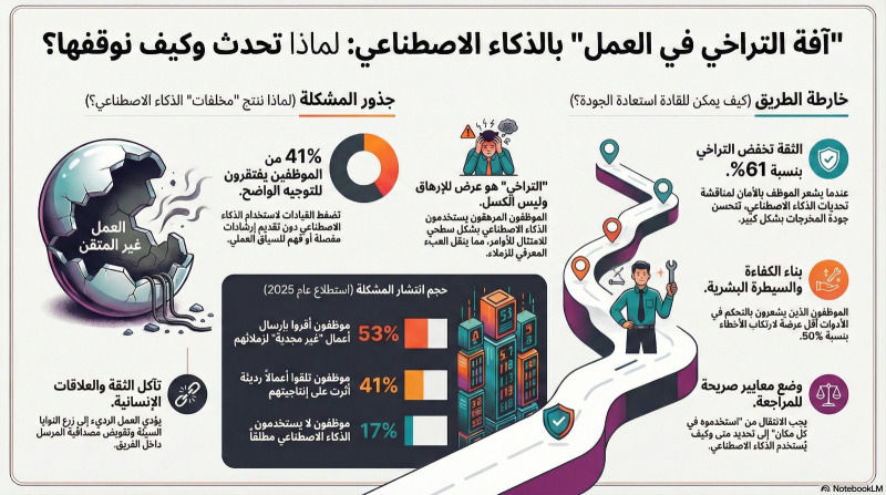 مع انتشار أدوات الذكاء الاصطناعي في العمل، ظهرت مشكلة جديدة!
