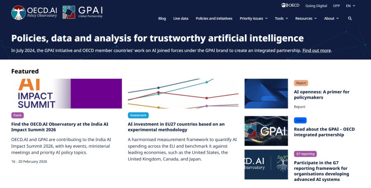 البوابة العالمية التي تجمع البيانات والتحليلات حول الذكاء الاصطناعي